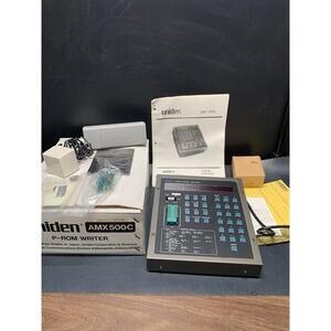 Vintage Uniden P-Rom Writer AMX500C, Manual & Extras. Untested, EUC.